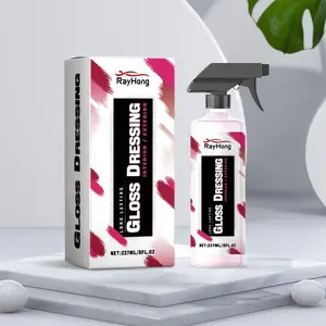 Rayhong Gloss Dressing 237ML Car Paint Maintenance & Polishing, Waxing for Oxidized Plastics, Rubber, Leather, All Surfaces, Easy Application, Spray Coating Agent