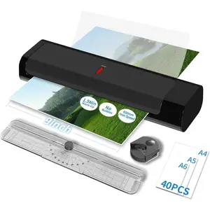 OL253 Thermal Laminator for Teachers &  Office,  Preheat Desktop Laminator with Smooth & Bubble-Free Laminating, Fits A4 & Letter, 3-5 mil Pouches