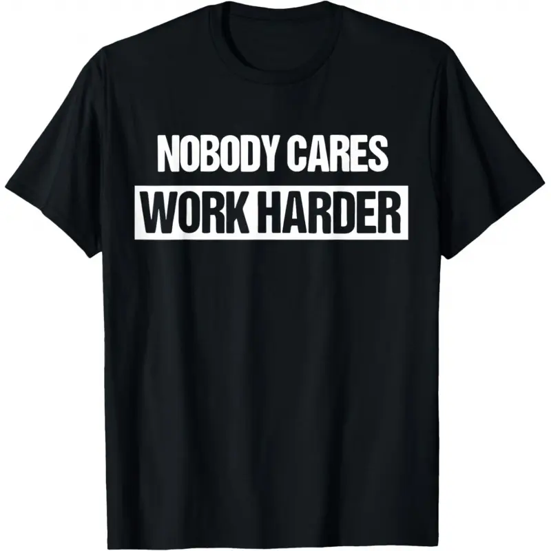 Men's Classic Crew Neck Motivational Quote T-Shirt - Pure Cotton Year-Round Fitness Gear, Advanced Digital Printing, Comfortable Soft Gym Gift