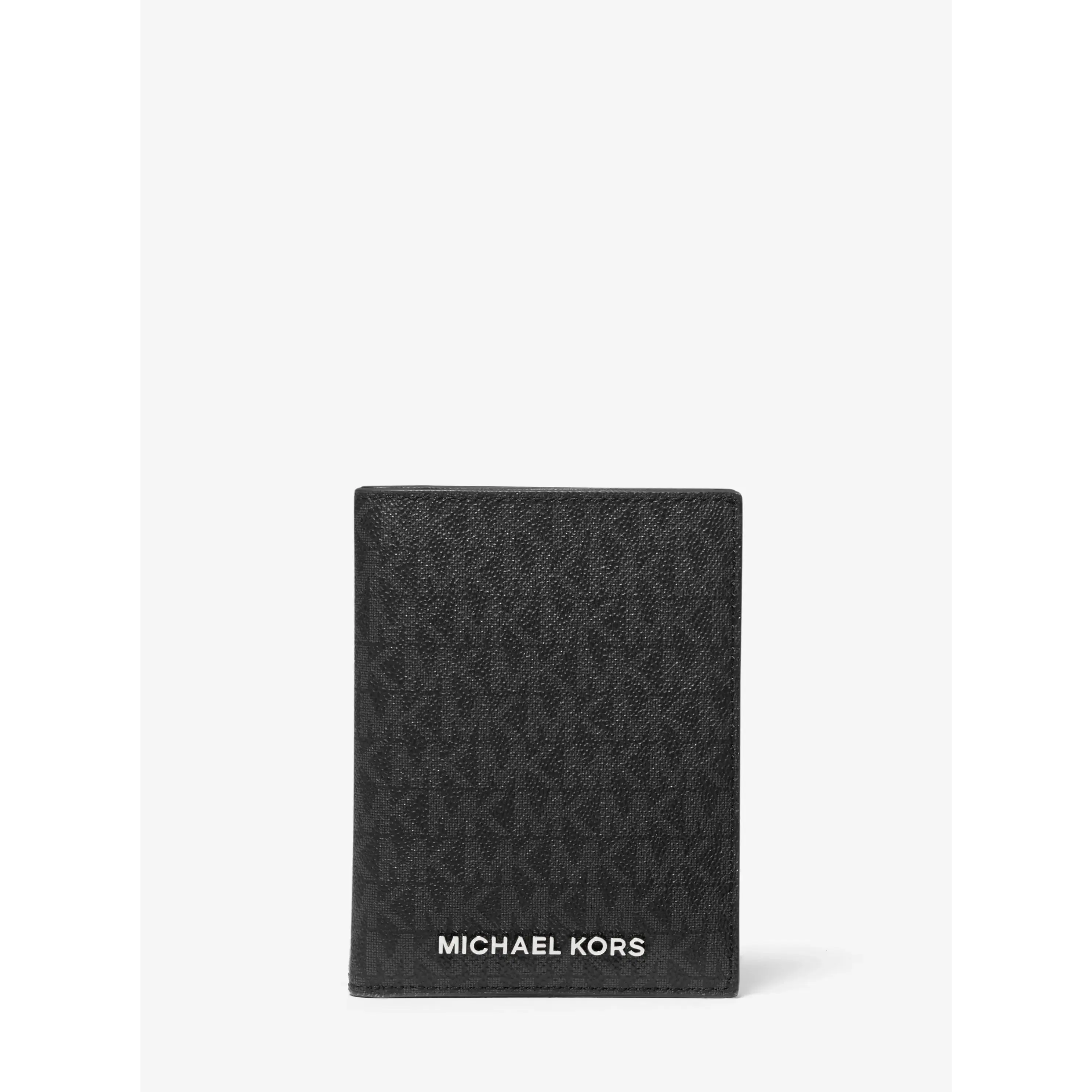 Jet Set Travel Medium Signature Logo Passport Case