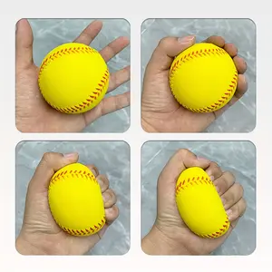 Unisex-Adult Lightweight Training Softball - Durable & Safe Elastic PU Foam Baseball For Indoor/Outdoor Recreation Soft Baseballs