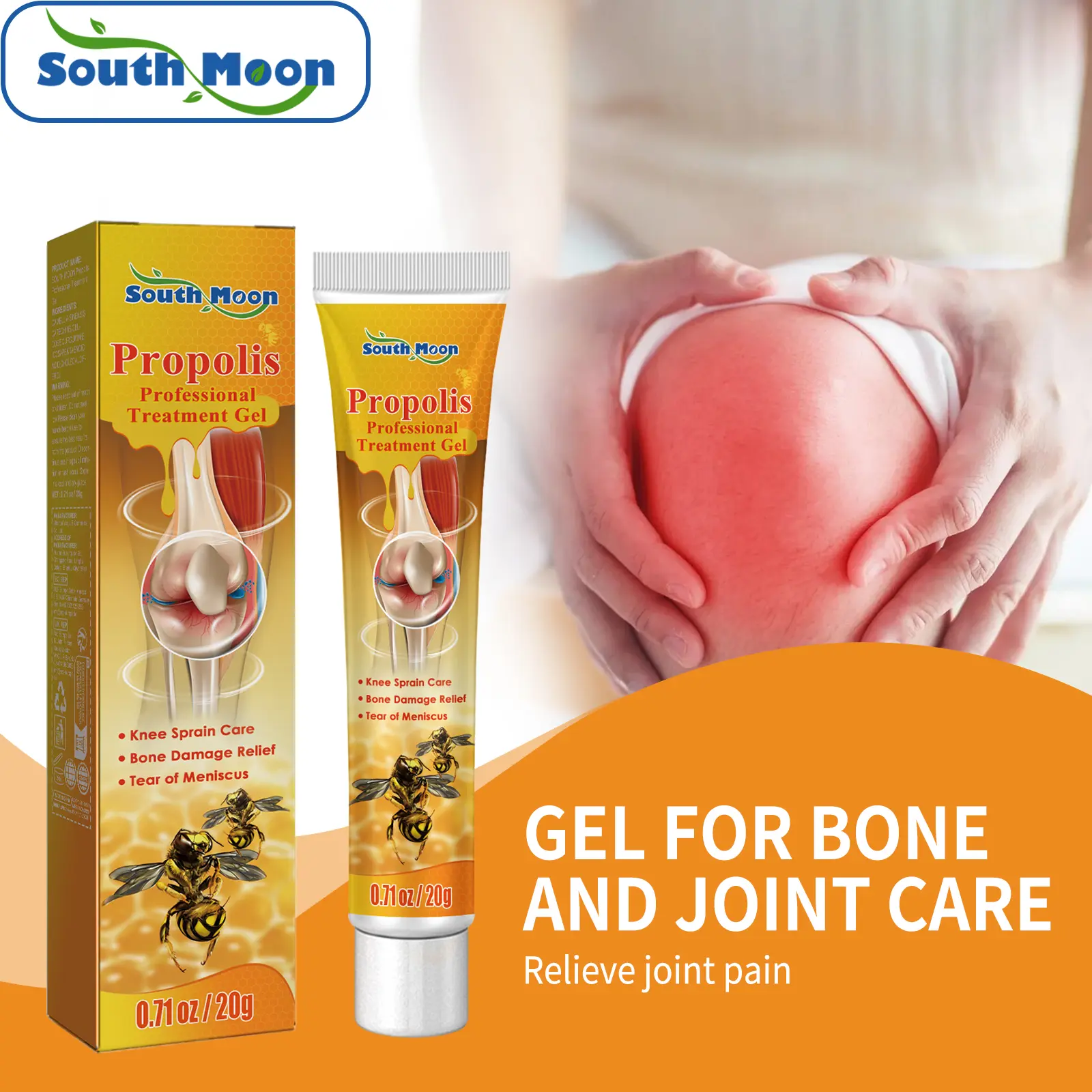 South Moon Joint Care Therapy Gel - Body Massage Cream for Knee, Lumbar Spine, Shoulder, Neck Pain Relief