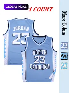 Men's Basketball Jersey Number 23 Embroidered Quick Dry Sports Wear, Sportswear Top, Sports Top, Jersey Shirts, Casual Loose Fit Outdoor Athletic Shirt for All Seasons