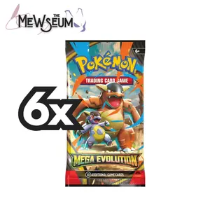 6x Mega Evolutions Booster Packs