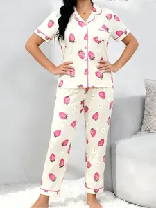 Comfortable Plus Size Sleepwear Set for Fat Girls, Spring & Fall Casual Home Wear, Loose Fit Hidden Weight Gain, High-End Fabric