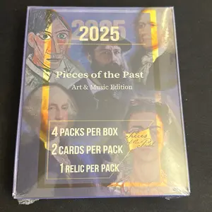 2025 Pieces of the Past Art and Music Edition Hobby Box