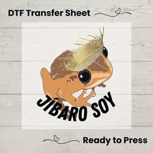 Jibaro Soy Coqui DTF, DTf Transfer Sheet, Ready to Press, Custom Dtf, DIY Heat Transfer, T-Shirt Transfer, Puerto Rico Coqui Shirt