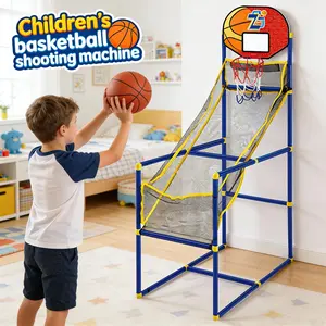 Two-Player Basketball Shooting Machine, Removable Hoop Frame, Indoor & Outdoor Use, Competitive Sports Game Equipment