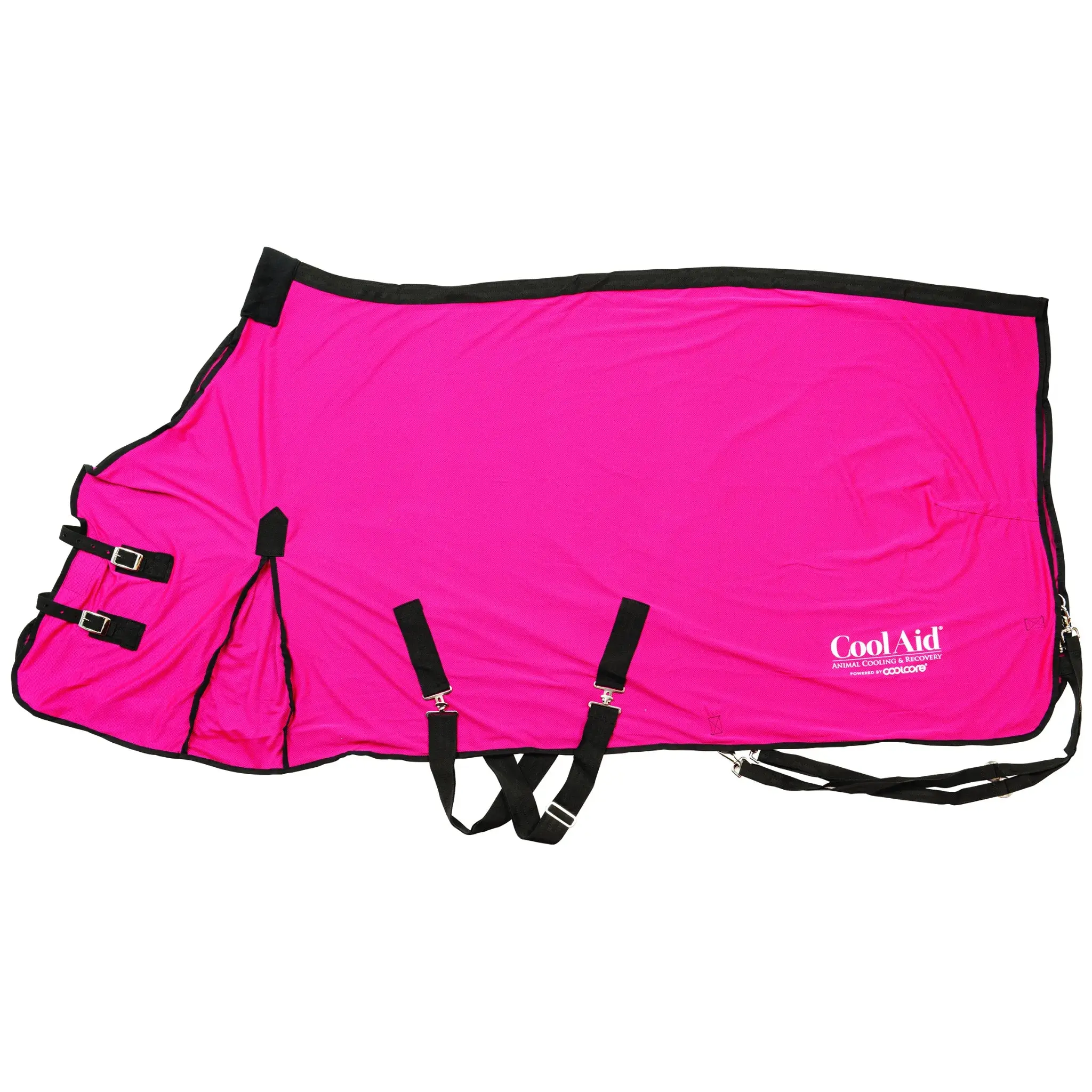 Weaver Leather CoolAid Horse Cooling Blanket - Patented Coolcore Technology, Chemical-Free, Up to 30% Cooler Pink / 72"