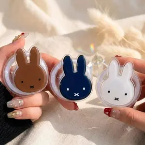 Bunny Rabbit Phone Grip  Miffy-Style Phone Holder  Kawaii Phone Grip, Accessory, Holder, Charm, Kindle Stand