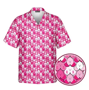 Pink Ribbon - Funny Golf Hawaiian Shirt