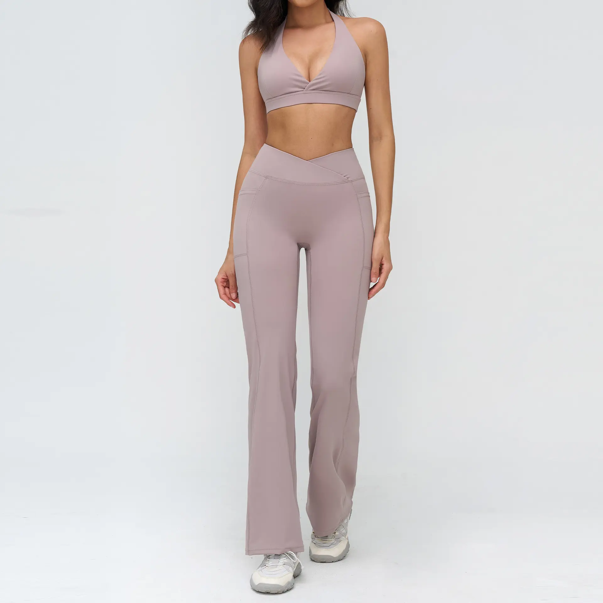 4518 bra+2030 2 flared pants   cigarette