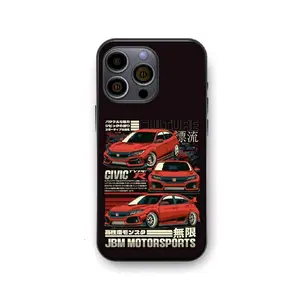 JDM- HD Civic iphone 13- 14 - 15  case | pro, pro max, plus, Mini