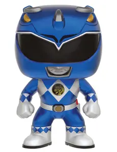 Funko POP TV: Power Rangers - Blue Ranger Metallic Gamestop Exclusive