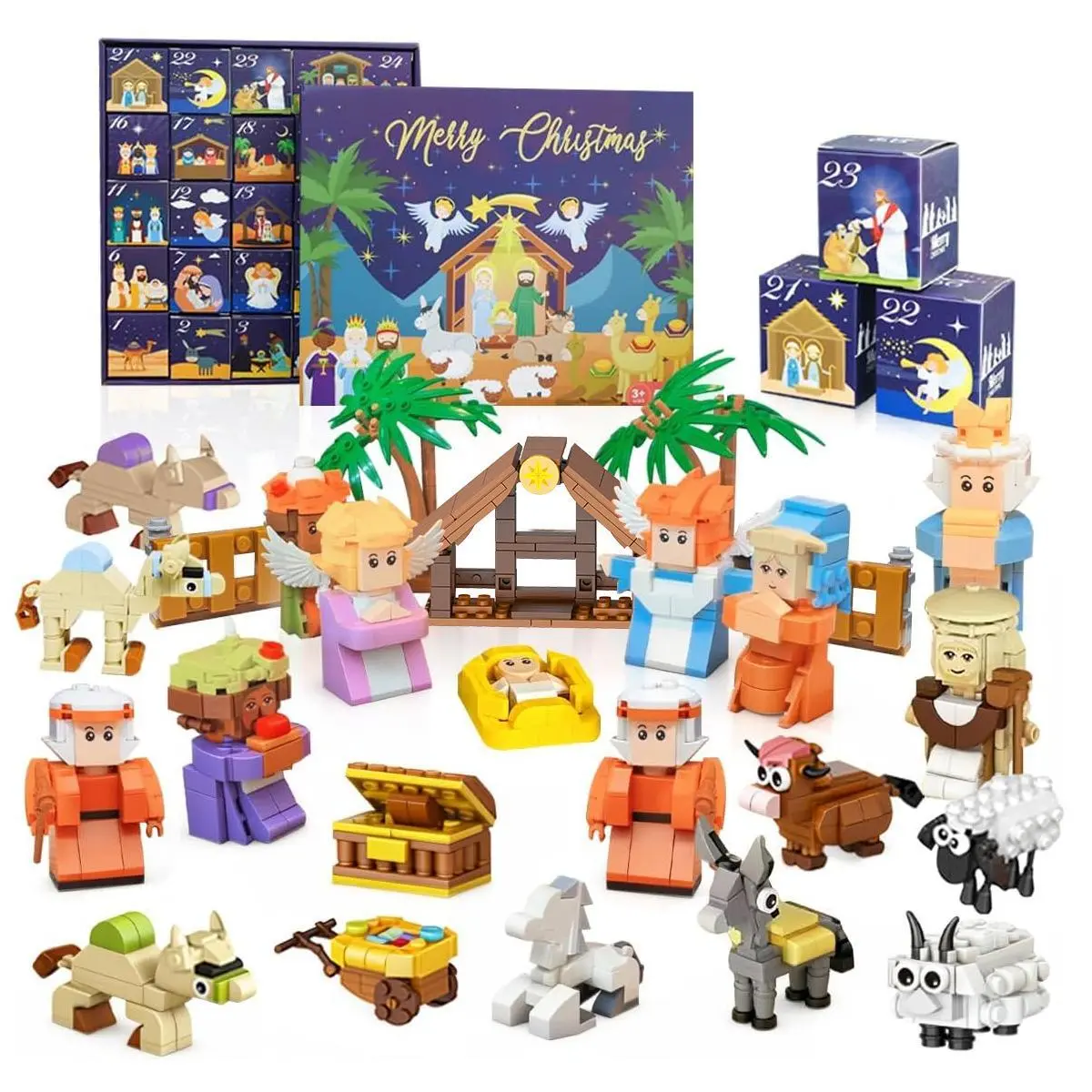 2026 Kids Christmas Advent Calendar - 24 Day Toy Set Christmas Party Favor Countdown Calendar Set for Boys, Girls, Teens and Adults Ages 6+