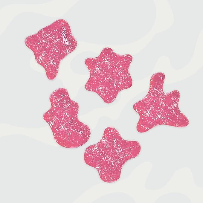 Blobs SOUR Gummy Candy Low Sugar, Low Calorie, Gluten Free for Kids & Adults - No Sugar Alcohols, Vegan, No Dyes - 1.8 oz per Bag (Pack of 6) - Watermelon Lychee