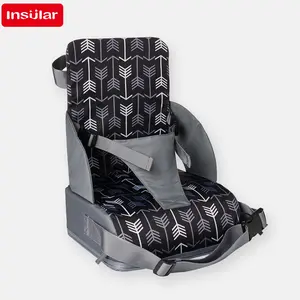 Portable Foldable Booster Seat Cushion, Baby Eating Chair Height Increase Pad, Adjustable Kids Dining Booster Seat