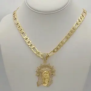 Rodriguezjewelry # 3249 Necklace  (10mm) # 3129 Pendant