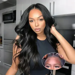 [NEW IN] LYSILF Natural Black 7x6 Glueless Body Wave wigs with HD Lace Remy human hair 200 Density Ready to Wear Beginner Friendly Brazilian human hair Pre Plucked Pre Cut closure Lace wigs 14-40 Inches #Summervibes