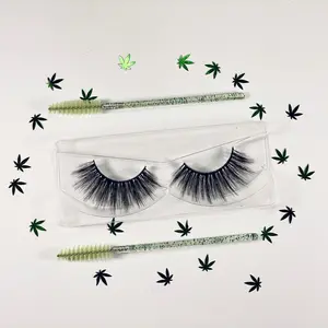 Cali Gurl 3D Mink Eyelashes Fluffy Soft Flase with Thick Curly Cross Design - Cruelty Free Makeup Enhancer for Adults, 10mm-16mm Length - Cosmetic