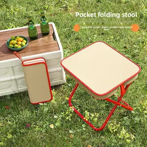 Portable outdoor camping folding chair multi-function bench pencil bag folding wholesale mini fishing stool small Mazar