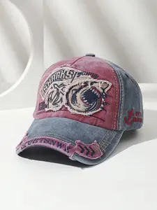 Stylish Men's Washed Shark Embroidery Baseball Cap  | Ultimate Sun Protection & Comfort