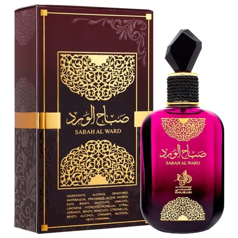 AL WATANIAH Sabah Al Ward Women's Rose Eau de Parfum Spray - Fruity Musk, Day Fragrance, Long-Lasting, Limited Edition, 100ml-3.4oz