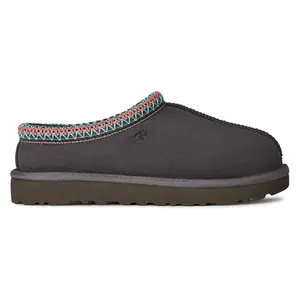 UGG Tasman II Slipper Dark Grey Women's Cozy At-Home Staple with Plush Lining Cushioned Footbed Durable Outsole for Indoor Outdoor Use