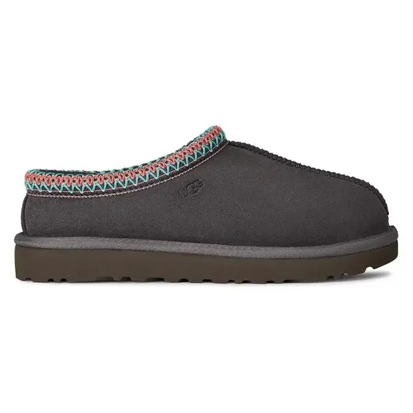 UGG Tasman II Slipper Dark Grey Women's Cozy At-Home Staple with Plush Lining Cushioned Footbed Durable Outsole for Indoor Outdoor Use