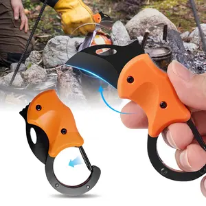 VAYWET Pocket Small Knife For Men Women Cool Folding Knife Box Cutter, EDC Toy Knives for Everyday Carry, Carabiner Mini Keychain Utility Knife Ideal Anniversary Birthday Christmas Gifts Gadgets Stocking Stuffers Box Cutter Outdoor Camping Fishing Hiking