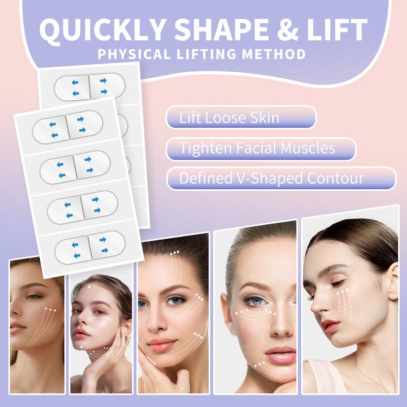 Invisible Face Lifting Tape 120PCS – Strong Adhesive V-Line Tape for Slim Face Effect & All-Day Wear | Christmas Special | Black Friday/Year-End Sale