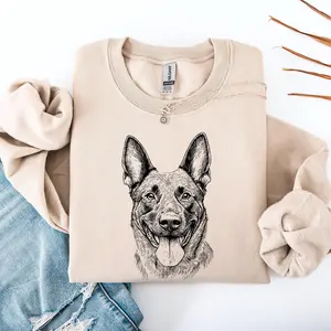 Belgian Malinois, Dog Lover Apparel, Pet, Dog Breed, Cute Sweatshirt, Crew Neck, Women's, Crewneck
