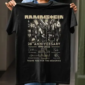 Rammstein World Tour 2022, 28th Anniversary 1994-2022 Gift For Fan T-Shirt