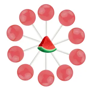 10ct. Watermelon Lollipop Bag