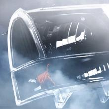 Nilight Headlight Assembly Replacement 1999 2000 2001 2002 2003 2004 F250 F350 F450 F550 Super Duty Black Housing Amber Corner Clear Lens,Headlights Assembly,4 Pack