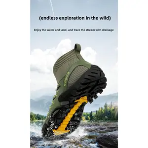 Outdoor Hiking Shoes for Men and Women, Summer Trekking, River Tracing, Mountain Climbing, Lightweight, Breathable, Non-Slip, Sports Shoes