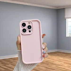 Solid Color Phone Case, Anti-drop Cellphone Protective Case, Total Protective Shockproof Mobile Phone Cover for iPhone 11 12 13 14 15 Pro Max