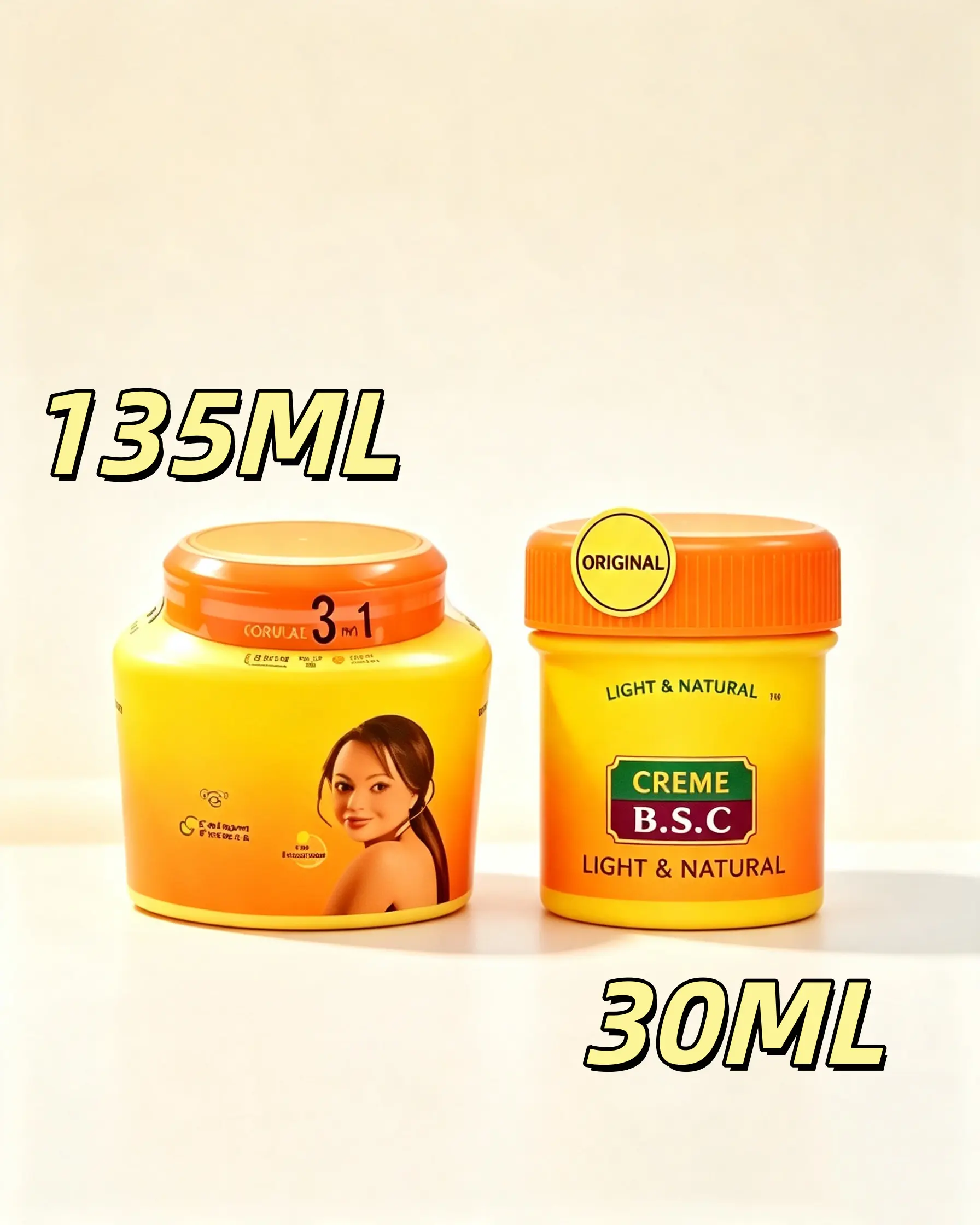 Skin Brightening Cream｜30ml for Face & 135ml for Body, Smooth Glowing Skin Daily Care