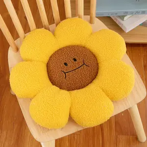 Foreign trade Internet celebrity flower pad, sunflower pillow plush cushion soft sofa pad, flower pad, birthday gift