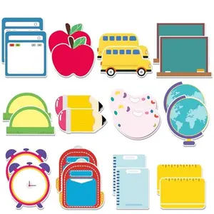 Teacher Sticky Notes Back to School Sticky Notes Cute Pencil Ruler Blackboard Apple Shaped Self Christmas Cartoon Gift for Teacher Teens School Staff