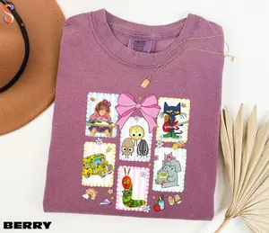 Comfort Colors I Still Read Children's Books Shirt, Teacher Life Tee, Kindergarten Teacher Sweater, Read Book Sweatshirt, Teacher T-Shirt