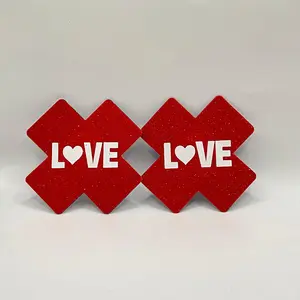 Love X Tap-to-Tip Pasties – Contactless Payment Wearable Nipple Covers