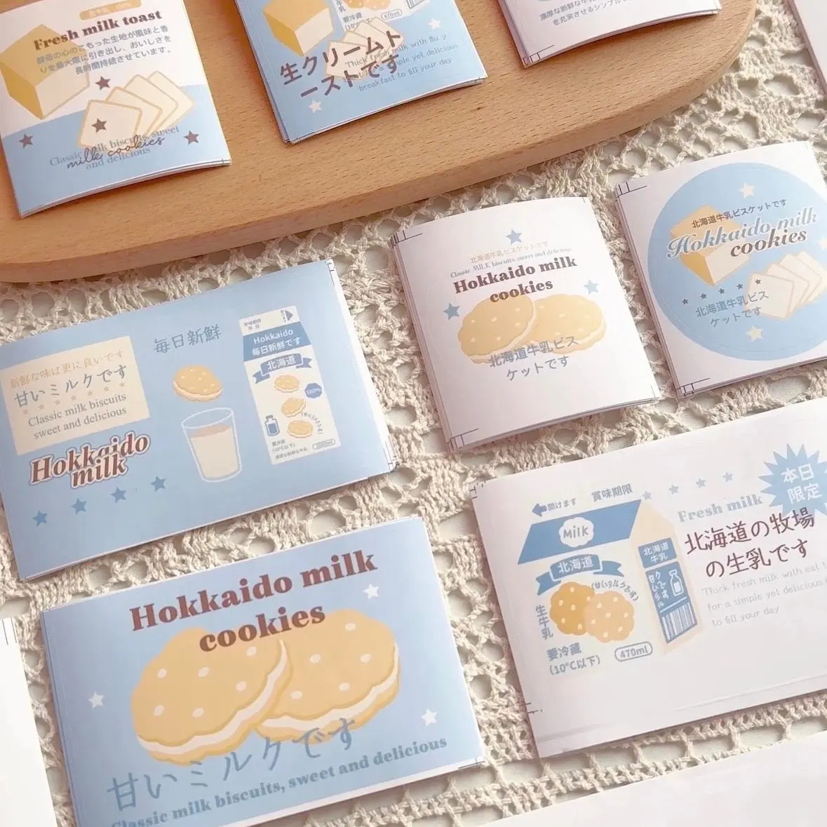 Milk Cookie Food Series Stickers