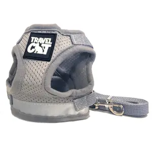 The Grey True Adventurer" Reflective Cat & Kitten Harness and Leash