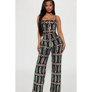 Just Your Fairytale Sequin Pant Set - Black/combo T