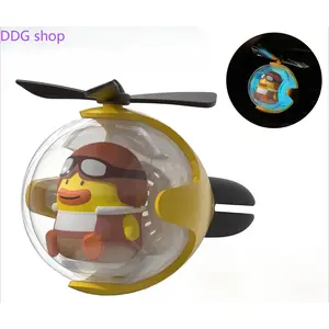 Car Air Freshener Cute Pilot Ball - Refillable Scented Diffuser with Propeller, Long Lasting 120+ Days, 4 Free Fragrances, Funny Car Interior Decor