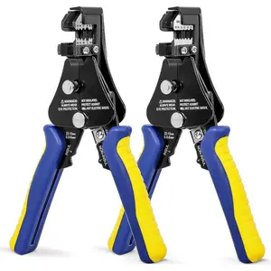 Wire Stripper Tool, 2 Pack 3 in 1 Adjustable Heavy Duty Automatic Wire Strippers for 8-26 AWG, Stripping//Crimping 7 Inch for Electrical Work
