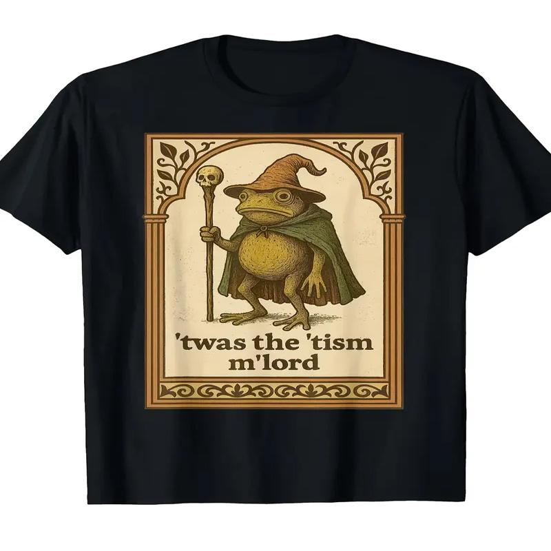 Funny Autism Awareness Frog Wizard Graphic Tee