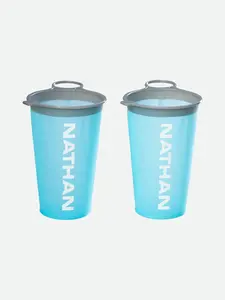 NATHAN Reusable Race Day Cup 2 Pack - Flexible Foldable Tumbler for Race Day Hydration & Easy Stashing in Waistband or Pocket