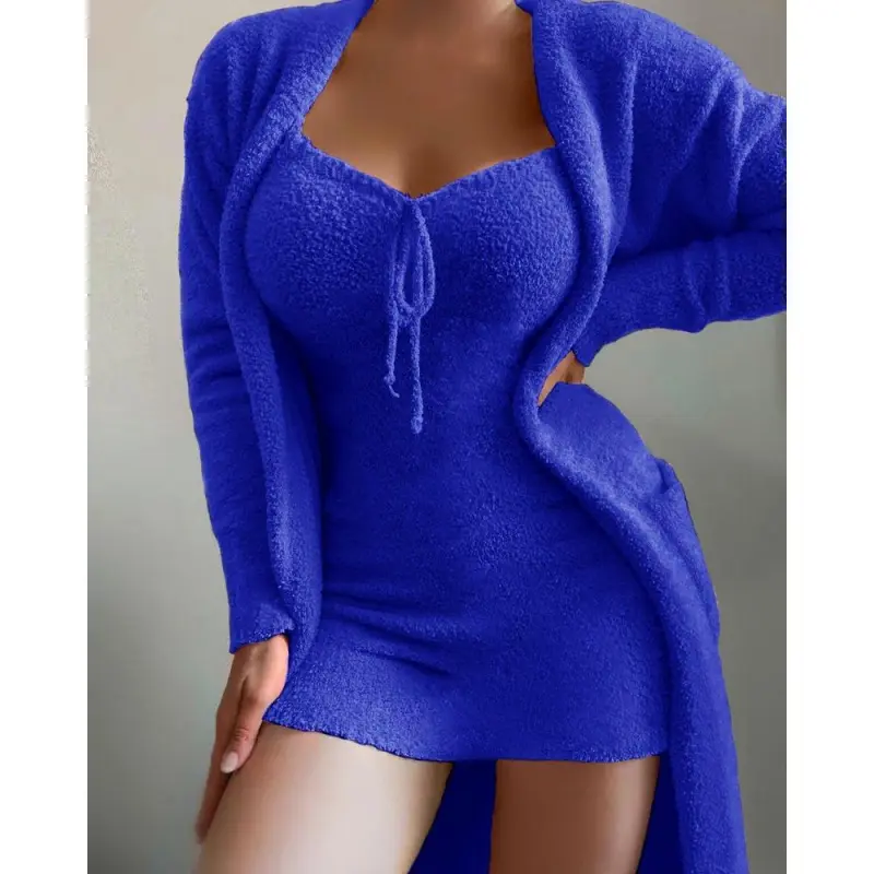  Two-piece suspender set-dark blue